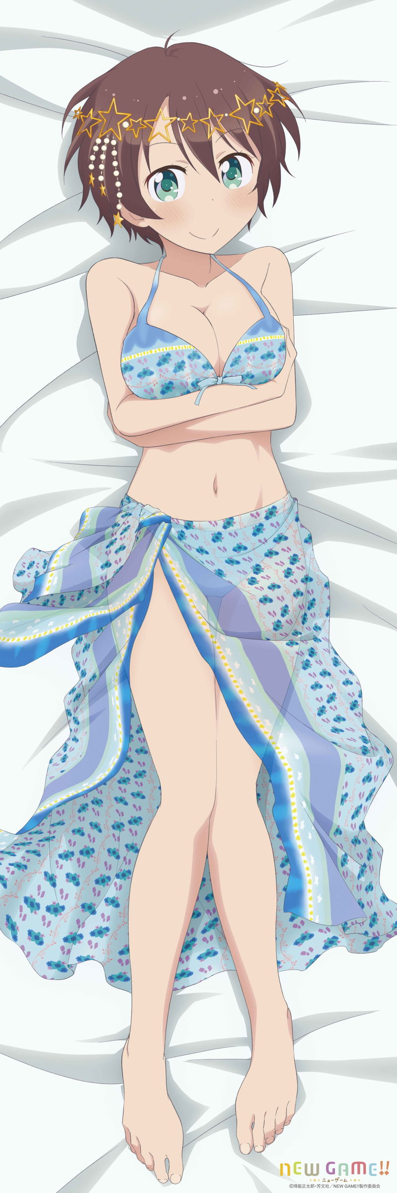 New Game!! Dakimakura Cover: Shinoda Hajime image 2