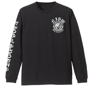 New Japan Pro-Wrestling - Lion Mark Long Sleeve T-shirt Old English Ver. Black (S Size)_