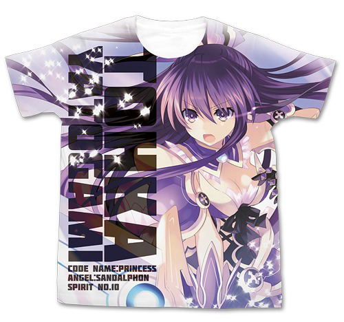 Date A Live Original Ver. - Tohka Yatogami Full Graphic T-shirt White (L Size) image 1