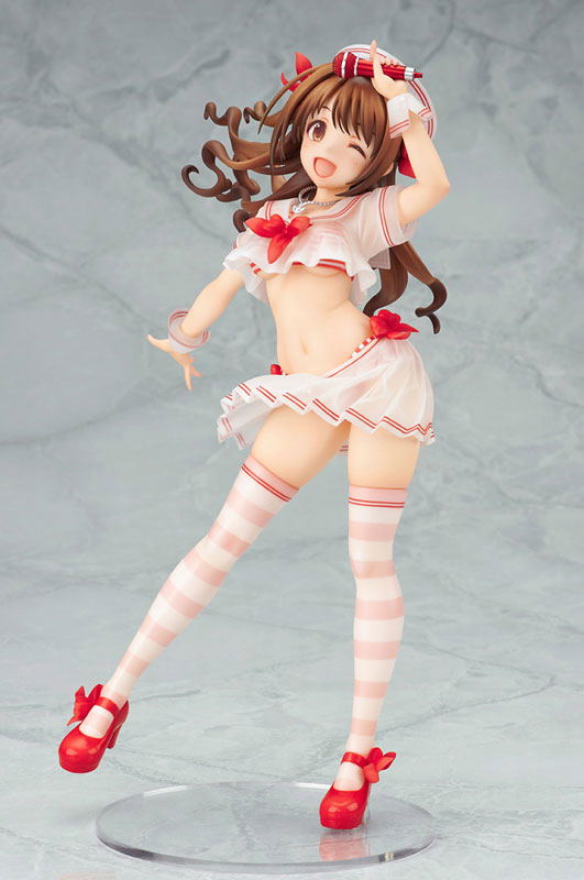 The Idolm@ster Cinderella Girls 1/7 Scale Pre-Painted Figure: Uzuki Shimamura Hajikete Summer Ver. (Re-run) image 2