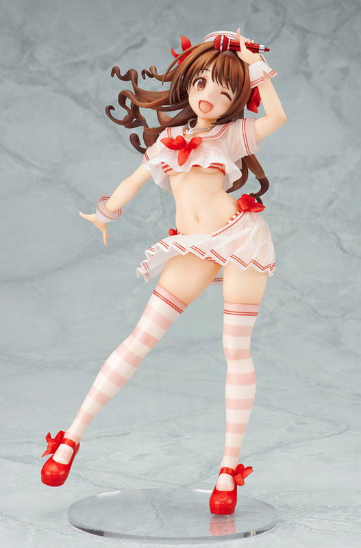 The Idolm@ster Cinderella Girls 1/7 Scale Pre-Painted Figure: Uzuki Shimamura Hajikete Summer Ver. (Re-run) image 3