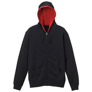 Yu-Gi-Oh! Duel Monsters - GX Yubel & Judai Zippered Hoodie Black x Red (S Size)