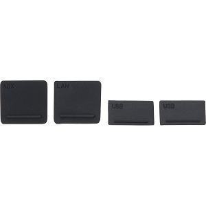 CYBER · Dust Filter Set for PlayStation 4 Slim CUH-2000 Series (Black)