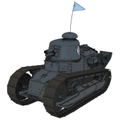 Girls und Panzer 1/35 Scale Model Kit: FT-17 BC Freedom High School thumbnail 1
