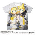 Kagamine Rin, Len V4X Full Graphic T-shirt White (S Size) thumbnail 1