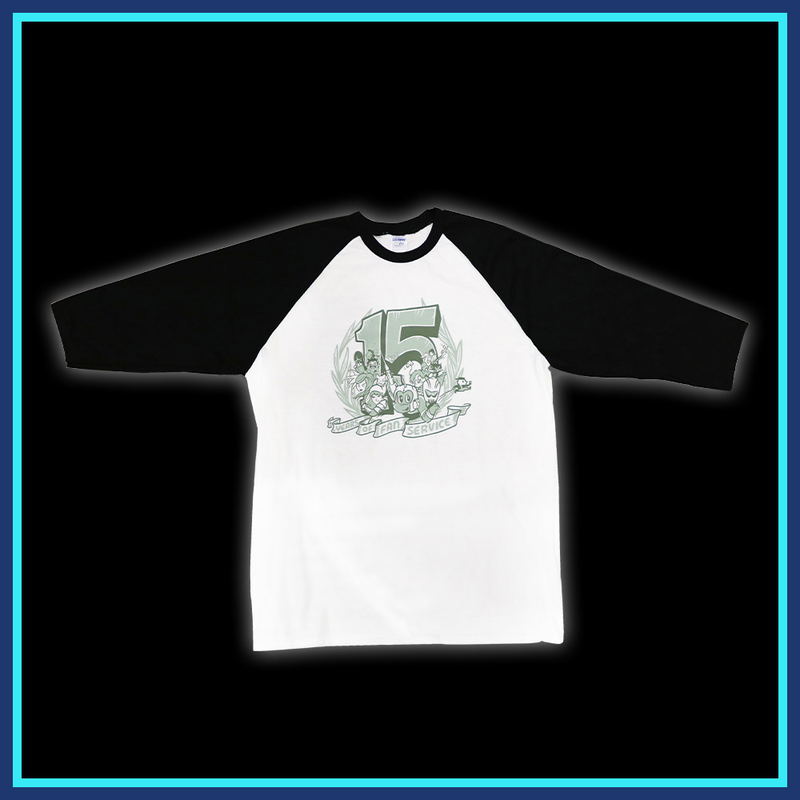 Play-Asia.com 15th Anniversary Raglan Sleeve Shirt (XL Size) image 5