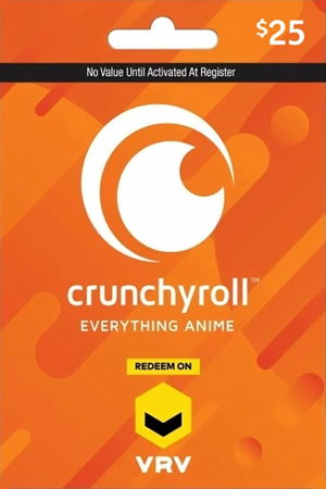 CrunchyRoll Gift Card 25 USD | US Account Only_