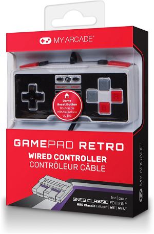 My Arcade GamePad Retro Classic Wired Controller for SNES and NES Classic Edition