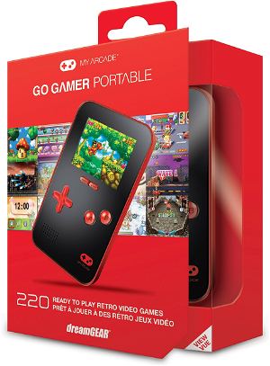 Go Gamer Portable Gaming System (Black x Red)