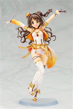 The Idolm@ster Cinderella Girls 1/8 Scale Pre-Painted Figure: Uzuki Shimamura Party Time Gold Ver.
