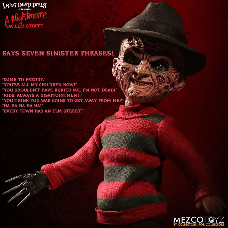 Living Dead Dolls A Nightmare On Elm Street: Talking Freddy Krueger image 6