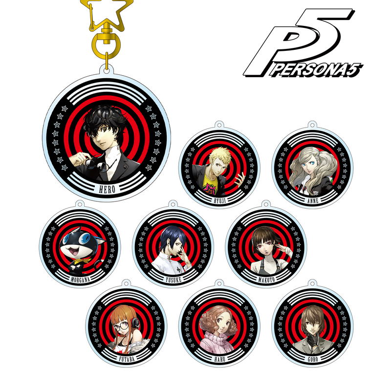 Persona 5 Trading Acrylic Key Chain Star Ver. (Set of 9 pieces) image 1