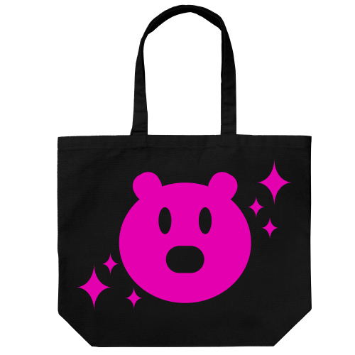 Idol M@ster Side M - Kumacchi Large Tote Bag Black image 1