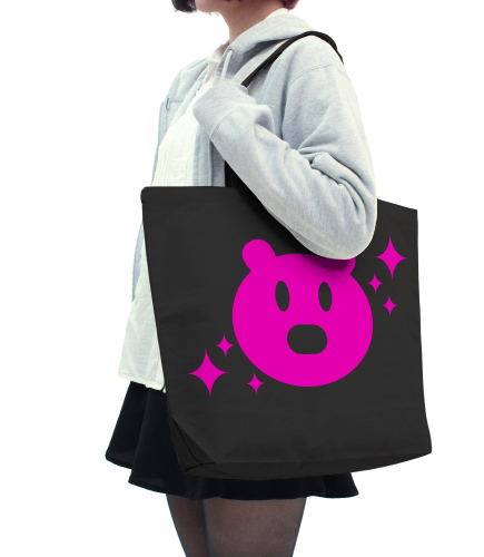 Idol M@ster Side M - Kumacchi Large Tote Bag Black image 2