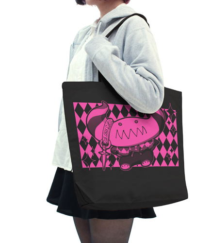 Idol M@ster Side M - Satan Large Tote Bag Black image 2