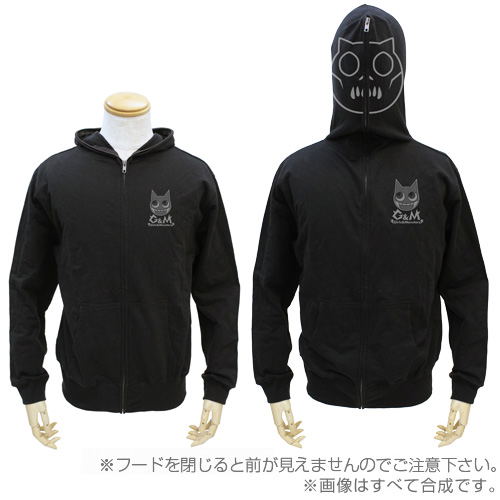 Idolm@ster Cinderella Girls - Mirei Hayasaka Full Zip Design Hoodie Black (XL Size) image 1