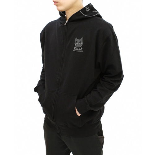 Idolm@ster Cinderella Girls - Mirei Hayasaka Full Zip Design Hoodie Black (XL Size) image 3