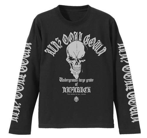 Overlord II - Ainz Long Sleeve T-shirt Without Rib Black (XL Size) image 1