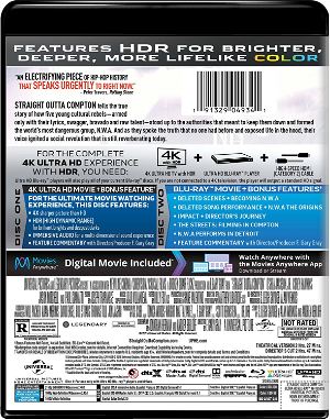 Straight Outta Compton [4K Ultra HD Blu-ray]