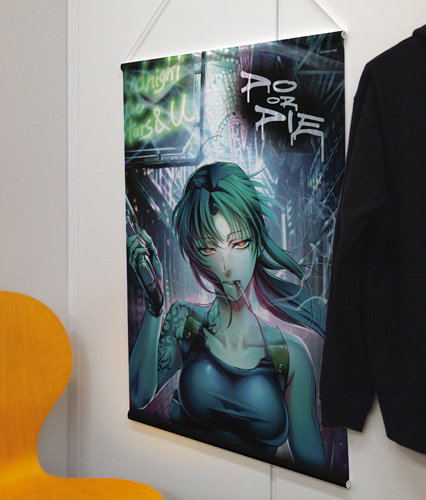 Black Lagoon Wall Scroll B: Revy (Re-run) image 2