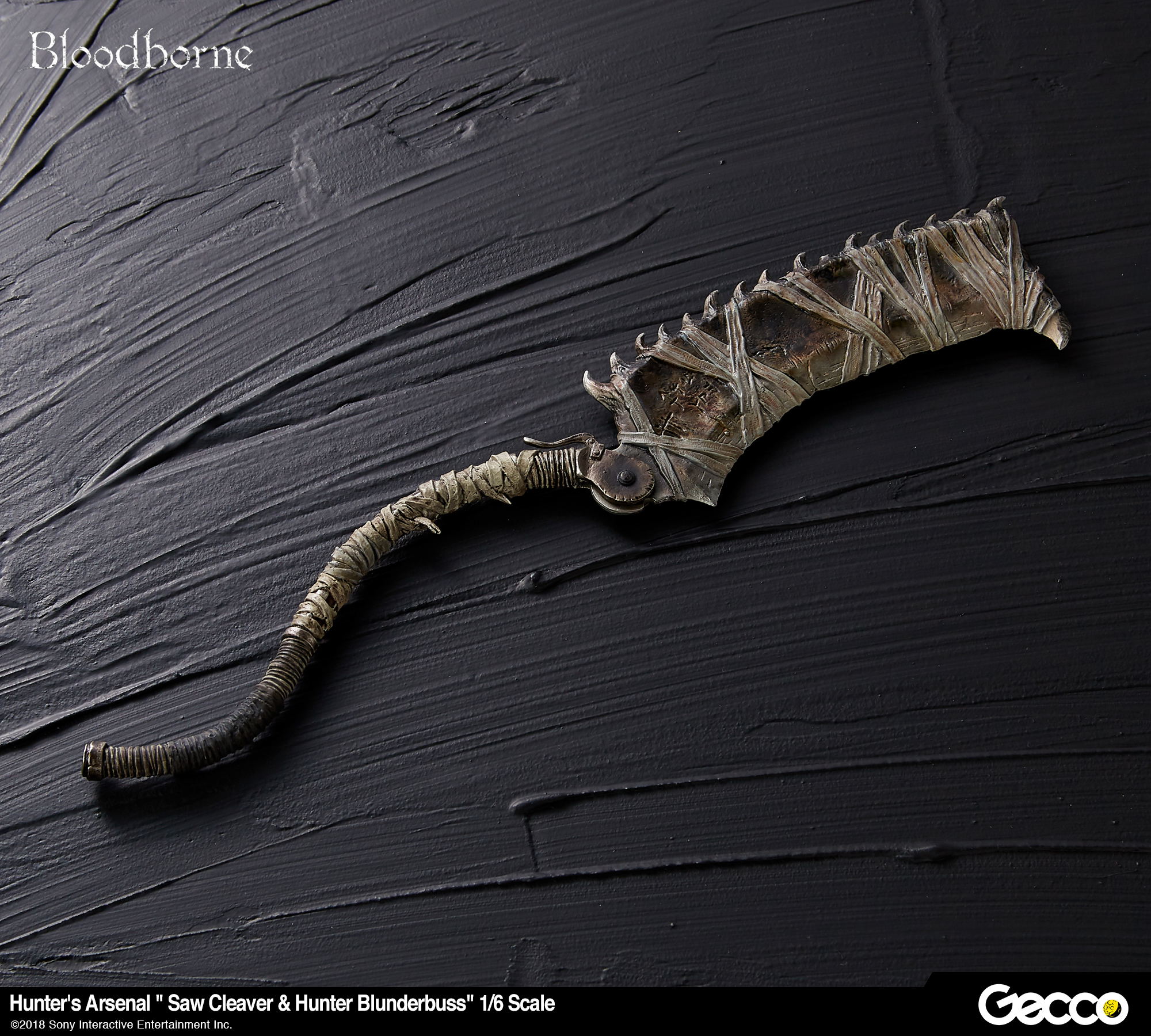 Bloodborne 1/6 Scale Weapon: Hunter's Arsenal Saw Cleaver & Hunter
