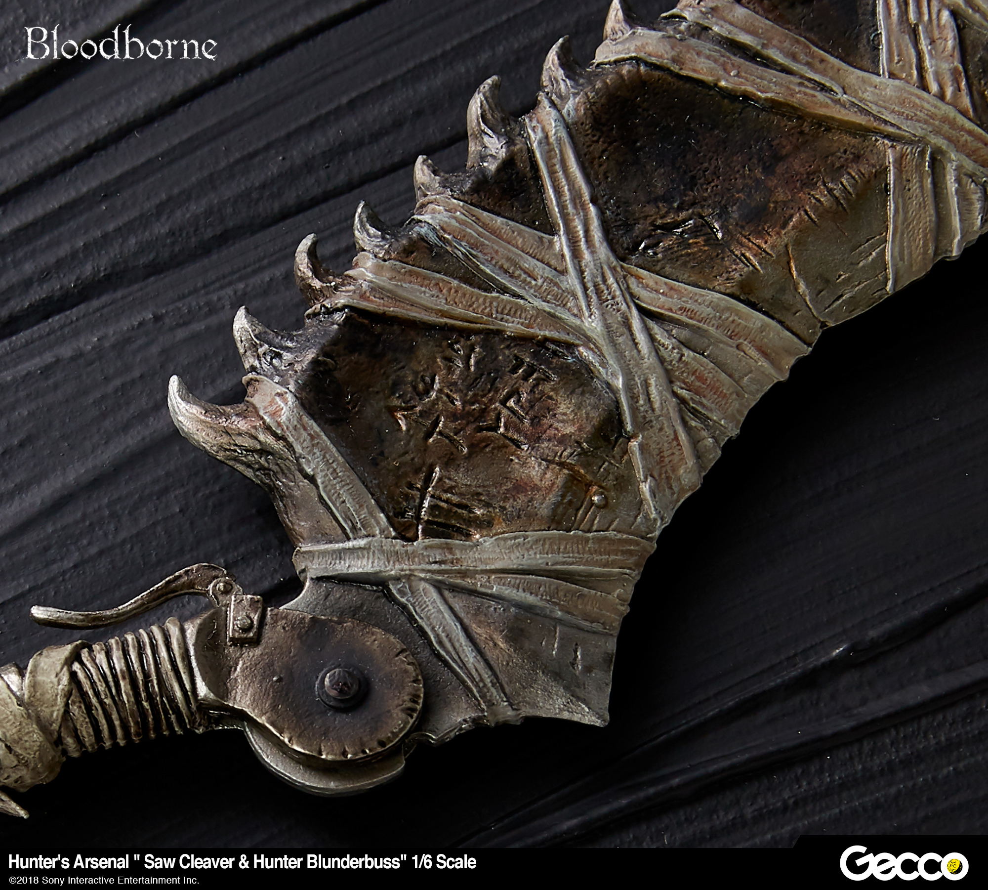 Bloodborne 1/6 Scale Weapon: Hunter's Arsenal Saw Cleaver & Hunter