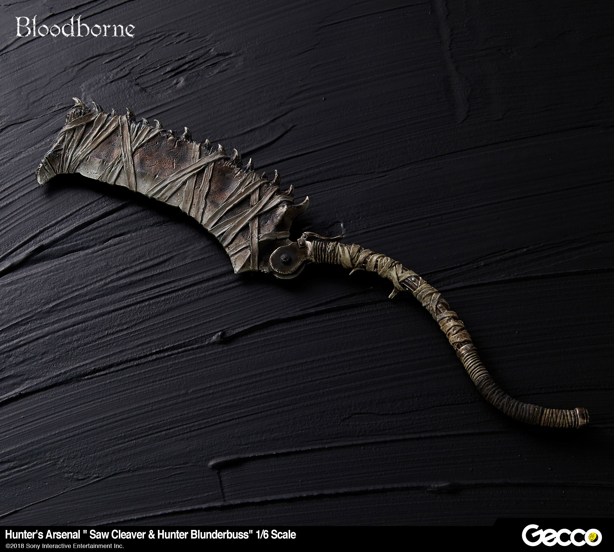 1/6 スケールBloodborne 武器セット Bloodborne 1/6 Scale Weapon: Hunter's Arsenal Saw Cleaver & Hunter