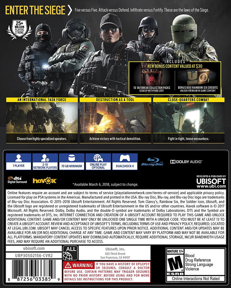 Tom Clancy's Rainbow Six Siege: Advanced Edition image 2