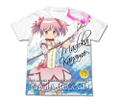 Puella Magi Madoka Magica Side Story Magia Record - Magia Record Madoka Kaname Full Graphic T-shirt White (S Size) thumbnail 1