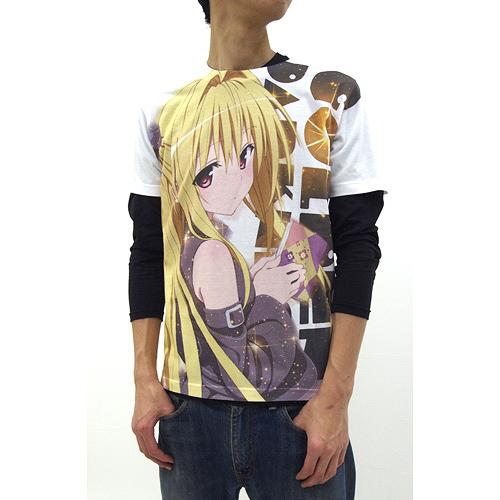 To Love-Ru Darkness - Golden Darkness Full Graphic T-shirt White (L Size) image 2