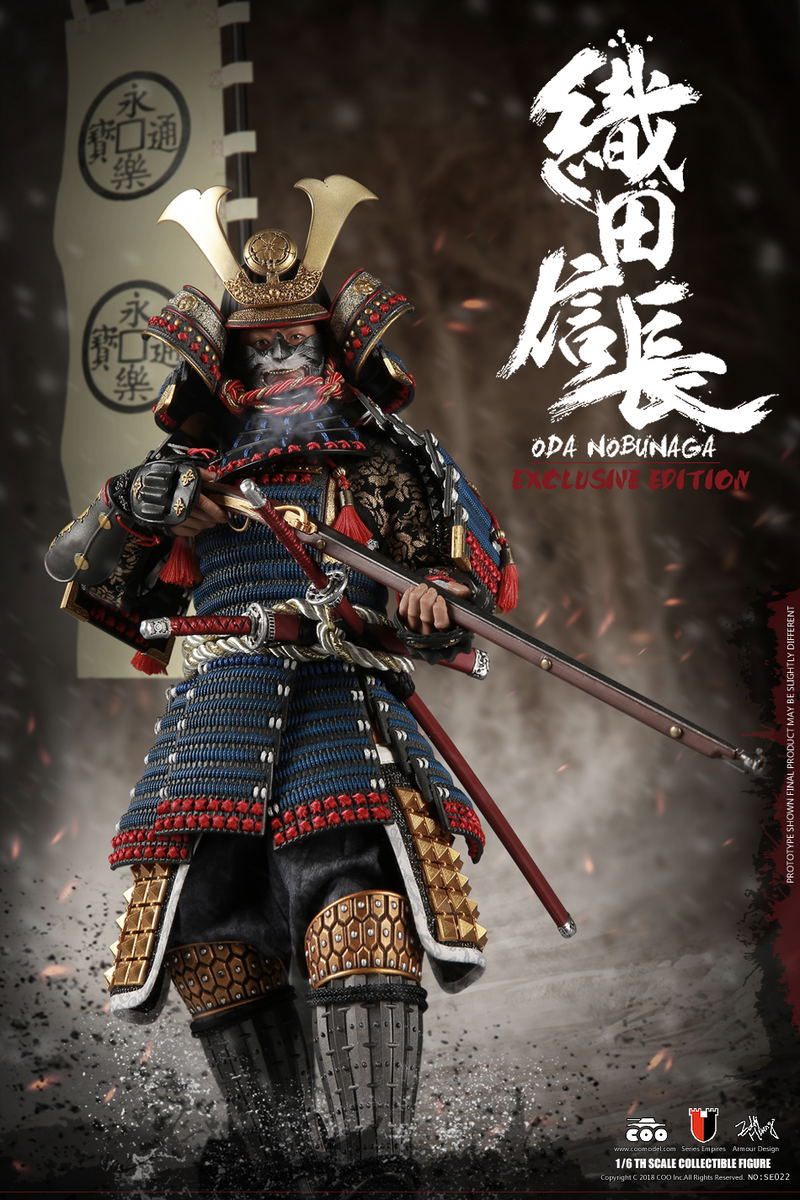 Coo Model SE022 1/6 Scale Series of Empires (Diecast Armor) Oda Nobunaga Action Figure [Deluxe Edition] image 1