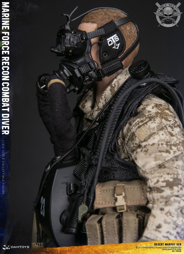 Damtoys 1/6 Scale Figure: Marine Force Recon Combat Diver Desert Marpat Ver. image 19