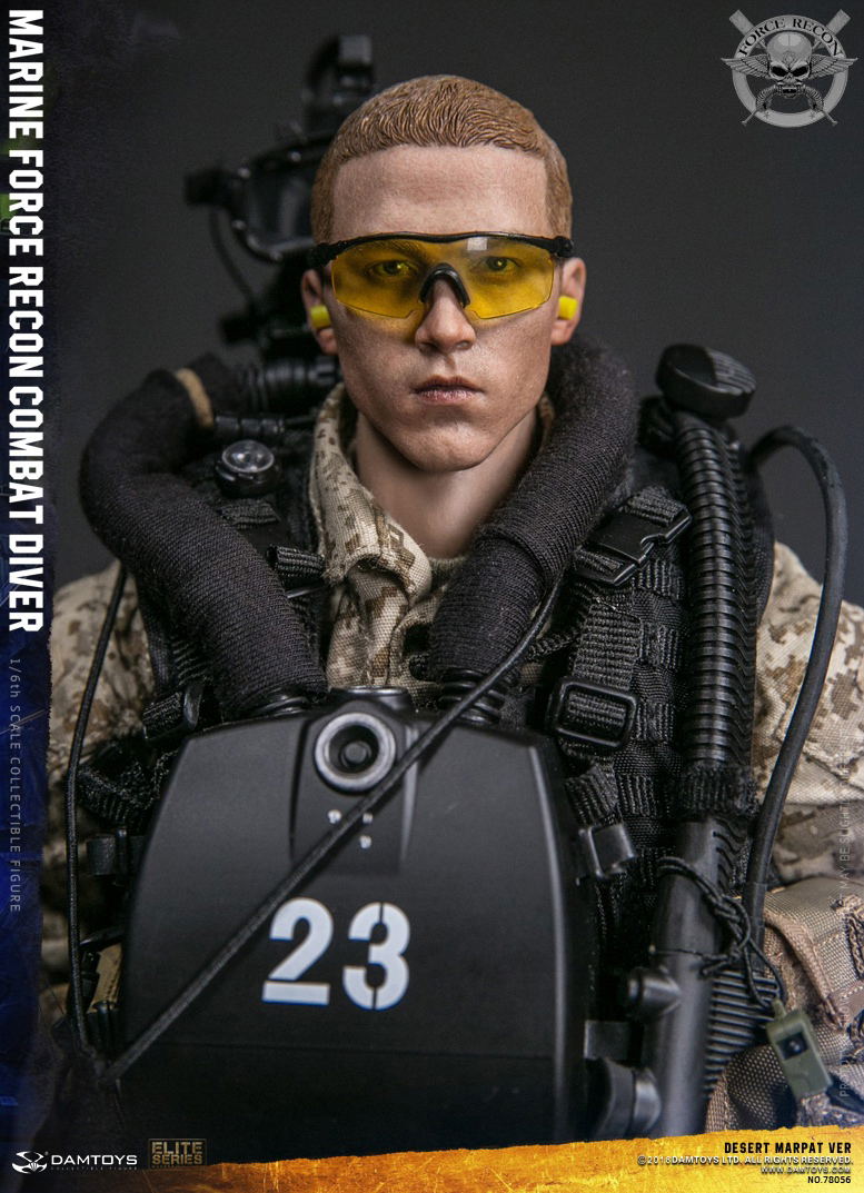 Damtoys 1/6 Scale Figure: Marine Force Recon Combat Diver Desert Marpat Ver. image 20