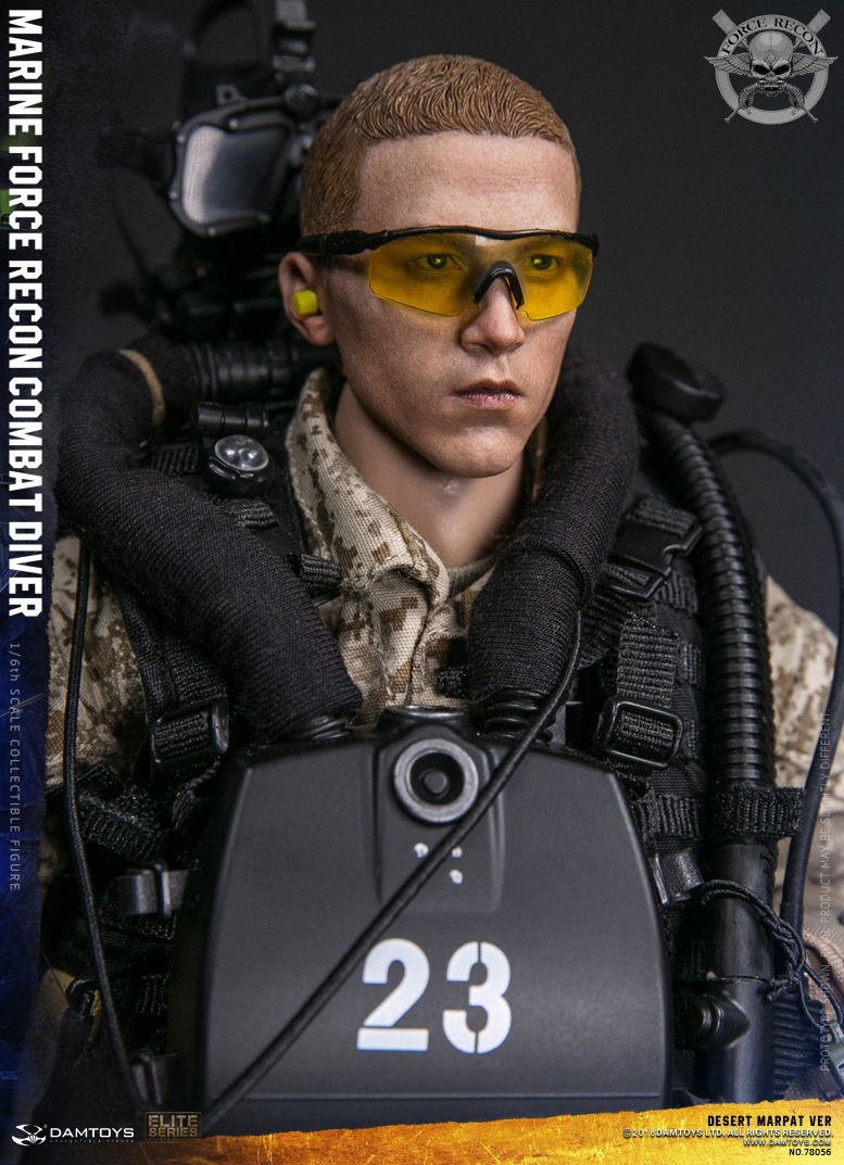 Damtoys 1/6 Scale Figure: Marine Force Recon Combat Diver Desert Marpat Ver. image 21
