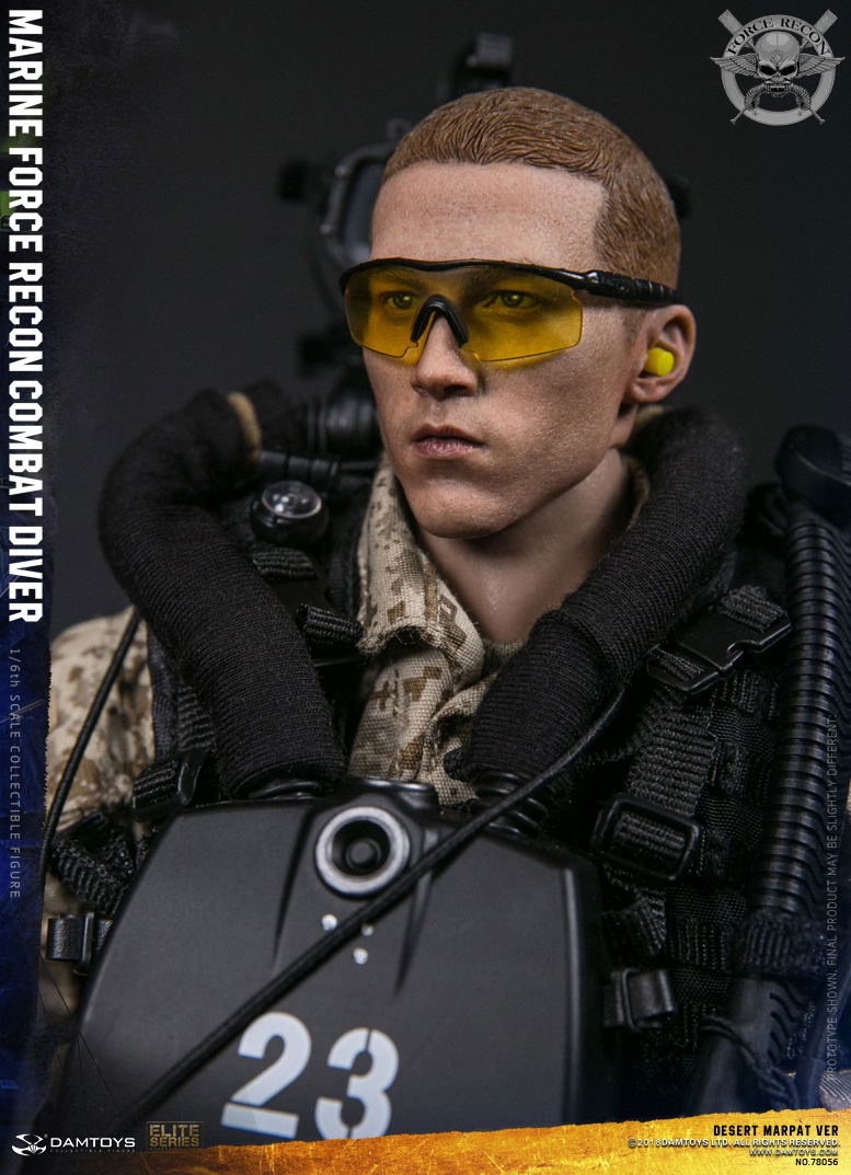 Damtoys 1/6 Scale Figure: Marine Force Recon Combat Diver Desert Marpat Ver. image 22