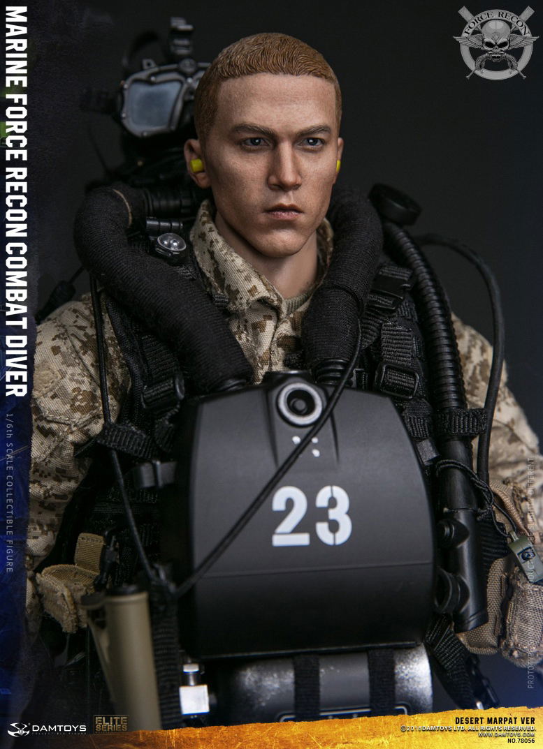 Damtoys 1/6 Scale Figure: Marine Force Recon Combat Diver Desert Marpat Ver. image 23
