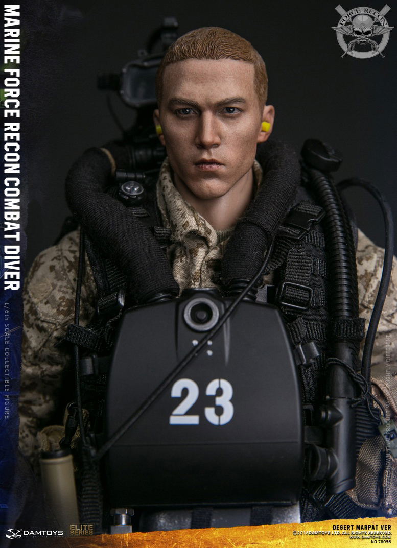 Damtoys 1/6 Scale Figure: Marine Force Recon Combat Diver Desert Marpat Ver. image 24