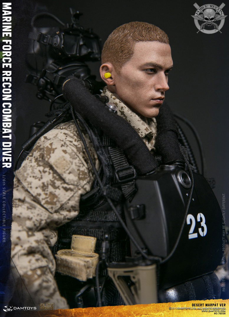 Damtoys 1/6 Scale Figure: Marine Force Recon Combat Diver Desert Marpat Ver. image 25