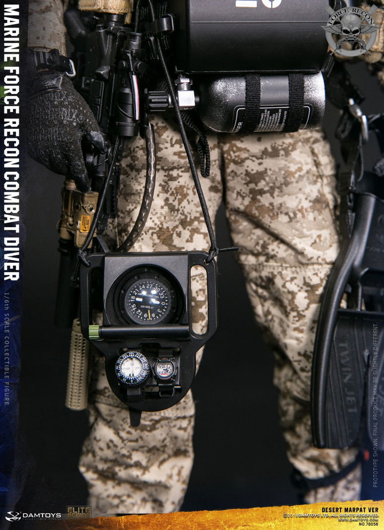 Damtoys 1/6 Scale Figure: Marine Force Recon Combat Diver Desert Marpat Ver. image 26