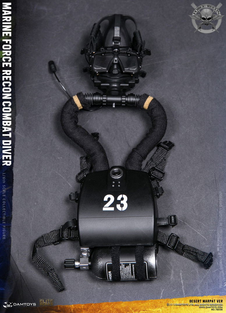 Damtoys 1/6 Scale Figure: Marine Force Recon Combat Diver Desert Marpat Ver. image 33