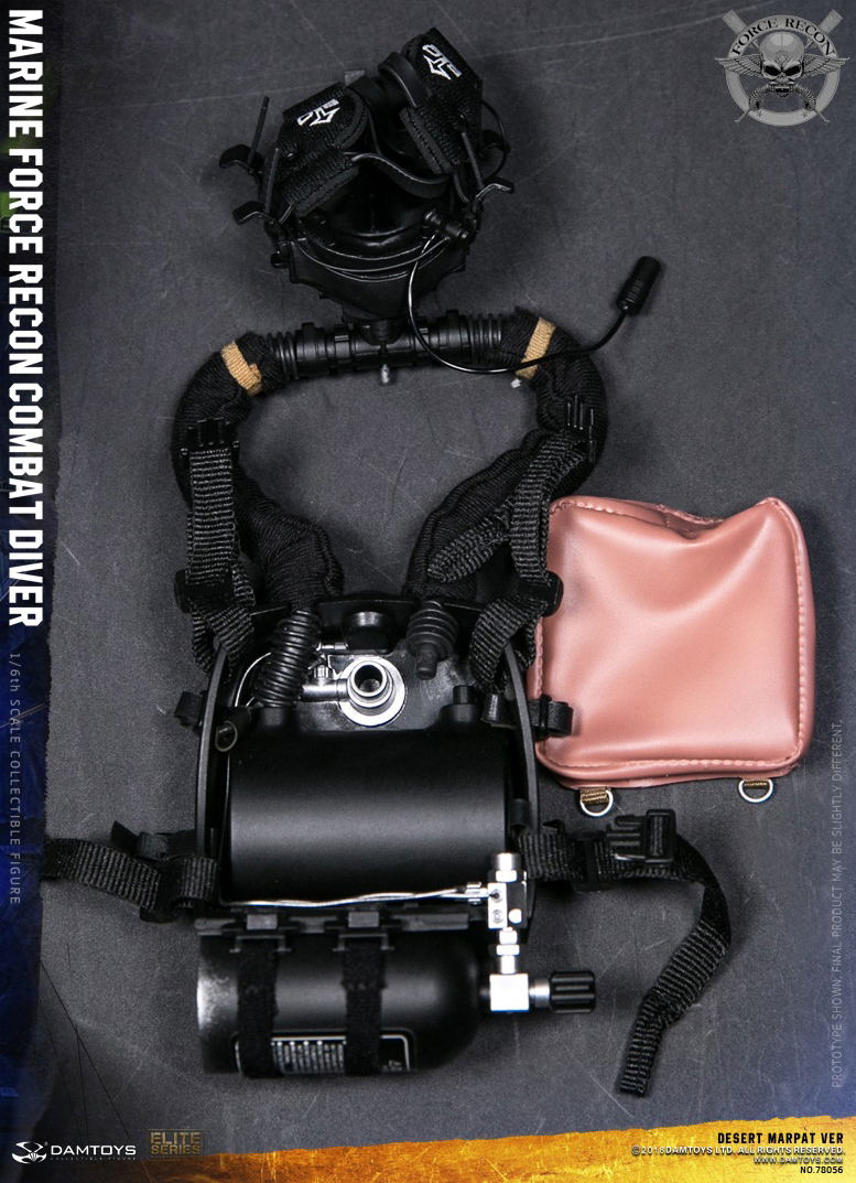 Damtoys 1/6 Scale Figure: Marine Force Recon Combat Diver Desert Marpat Ver. image 34