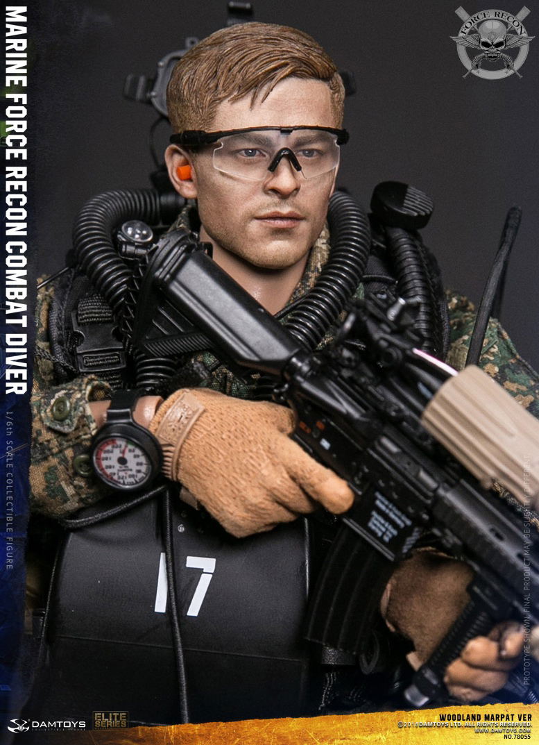 Damtoys 1/6 Scale Figure: Marine Force Recon Combat Diver Woodland Marpat Ver. image 14