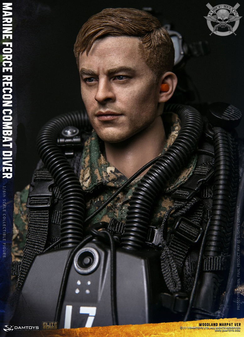 Damtoys 1/6 Scale Figure: Marine Force Recon Combat Diver Woodland Marpat Ver. image 16