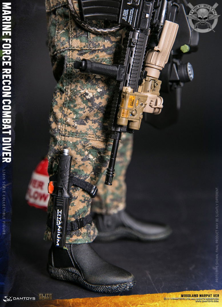 Damtoys 1/6 Scale Figure: Marine Force Recon Combat Diver Woodland