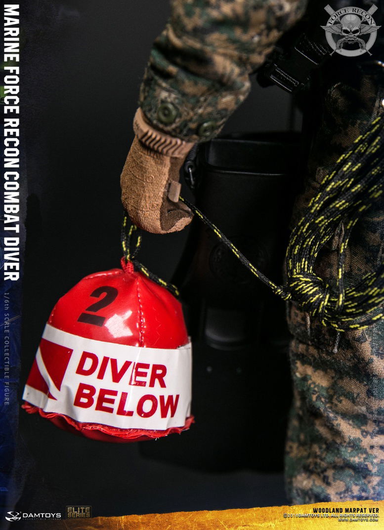 Damtoys 1/6 Scale Figure: Marine Force Recon Combat Diver Woodland Marpat Ver. image 23