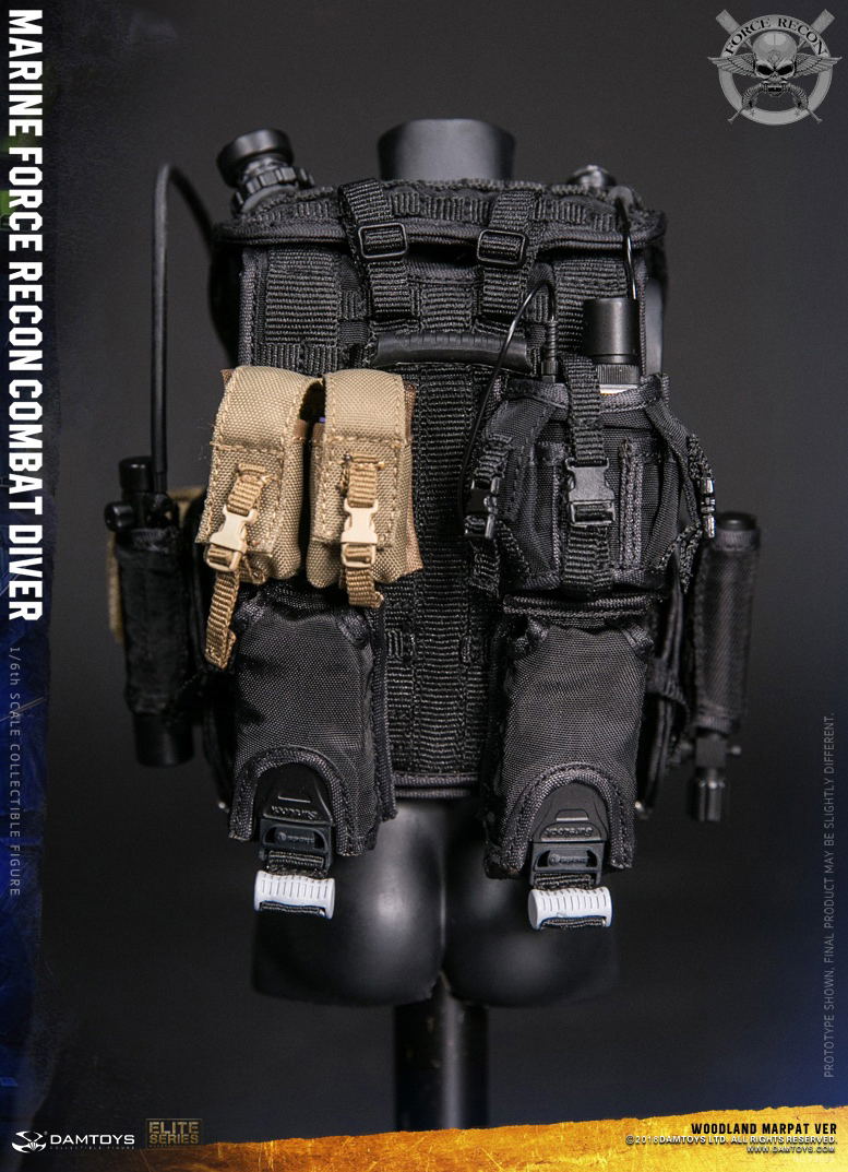 Damtoys 1/6 Scale Figure: Marine Force Recon Combat Diver Woodland Marpat Ver. image 25