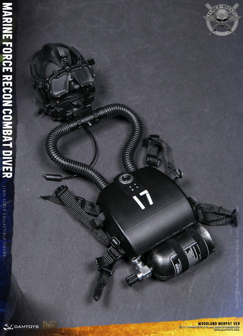 Damtoys 1/6 Scale Figure: Marine Force Recon Combat Diver Woodland Marpat Ver. image 29
