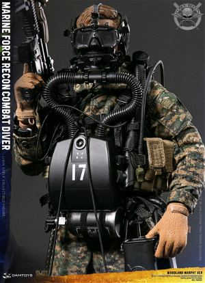 Damtoys 1/6 Scale Figure: Marine Force Recon Combat Diver Woodland Marpat Ver.