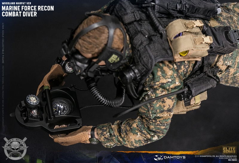 Damtoys 1/6 Scale Figure: Marine Force Recon Combat Diver Woodland Marpat Ver. image 42