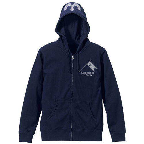 Fate/Apocrypha - Ruler Light Hoodie Navy (L Size) image 2